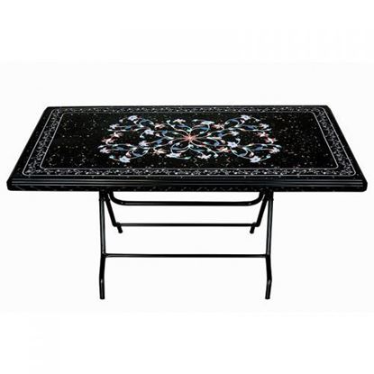 Picture of Rectangular Decorator Table Black Forest B 222