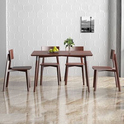 Picture of Dining Set Item Name: TDH-329 & CFD-329 (4 PCS)