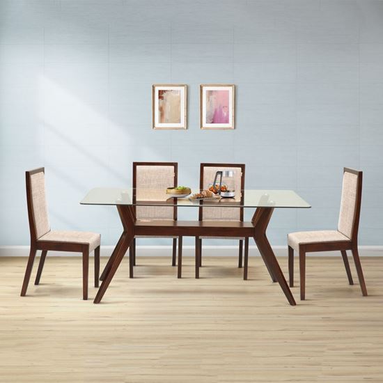 Picture of Dining Set Item Name: TDH-308 & CFD-308(6 PCS)