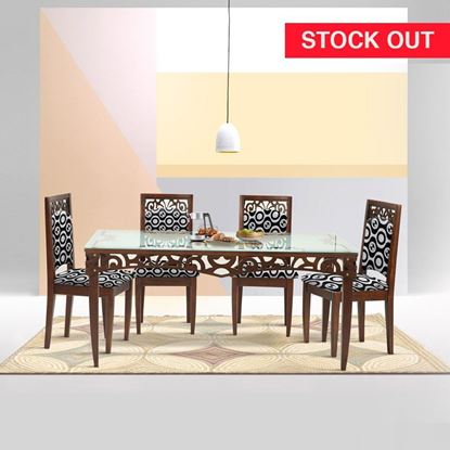Picture of Dining Set Item Name: TDH-306 & CFD-306 (6PCS)