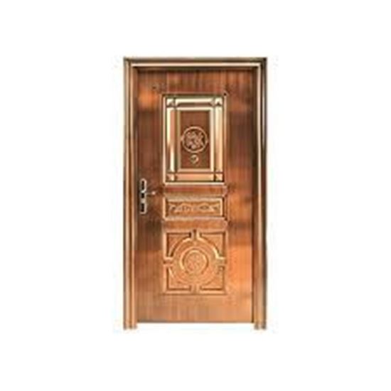 Picture of 7’x3.5′ Metal Door Copper Design LH