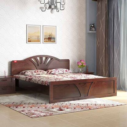 Picture of Wooden Bed Item Name: BDH-320-3-1-20-King