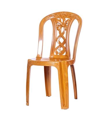 Picture of Smart Slim Chair Ribon Flower Sandal Wood